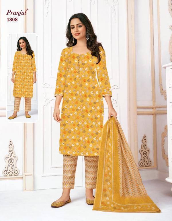 Pranjul Priyanka Vol-18 Cotton Designer Exclusive Dress Material